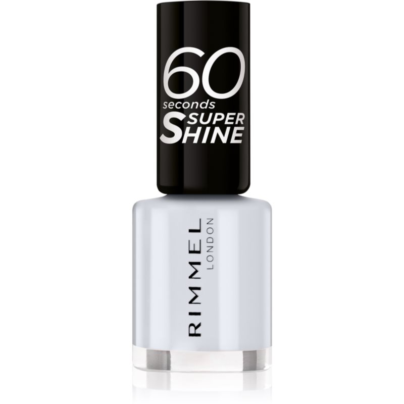Rimmel 60 Seconds Super Shine лак для нігтів відтінок 703 White Hot Love 8 мл