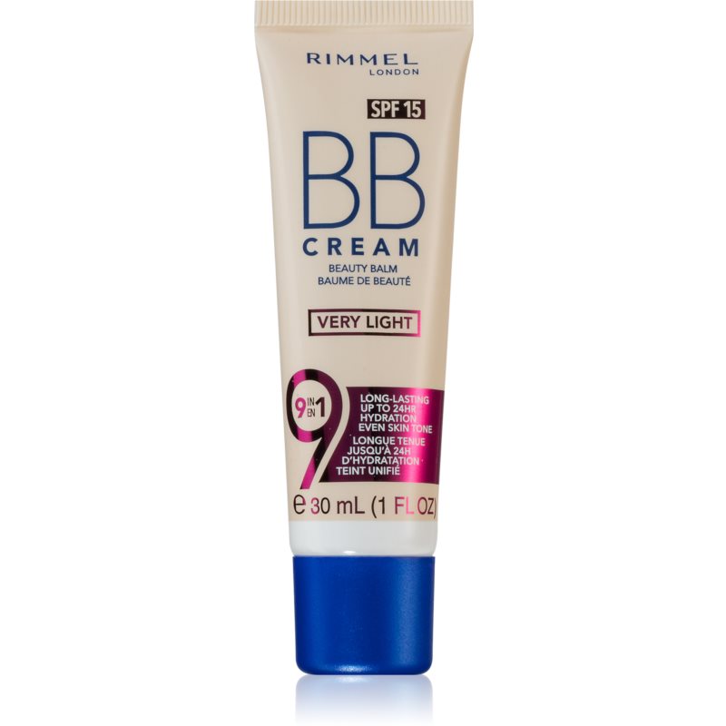 E-shop Rimmel BB Cream 9 in 1 BB krém SPF 15 odstín Very Light 30 ml