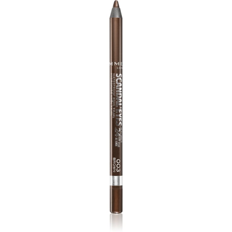 Rimmel ScandalEyes Waterproof Kohl Kajal waterproof eyeliner pencil shade 003 Brown 1,3 g
