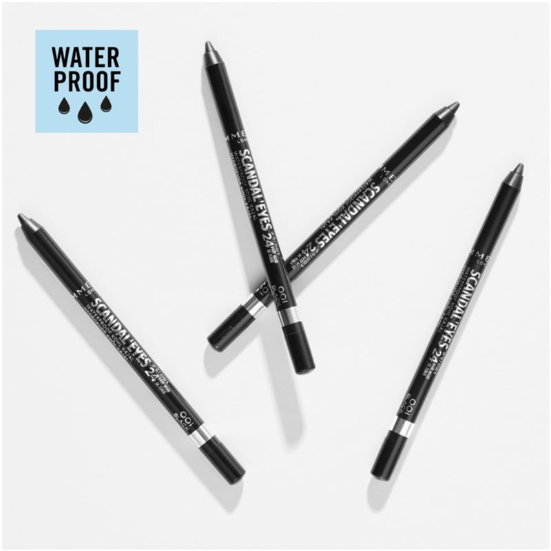 Rimmel ScandalEyes Waterproof Kohl Kajal Waterproof Eyeliner Pencil Shade 003 Brown 1.3 G