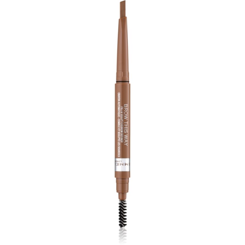 Rimmel Brow This Way Eyebrow Pencil With 2-in-1 Brush Shade 001 Blonde 0,25 G