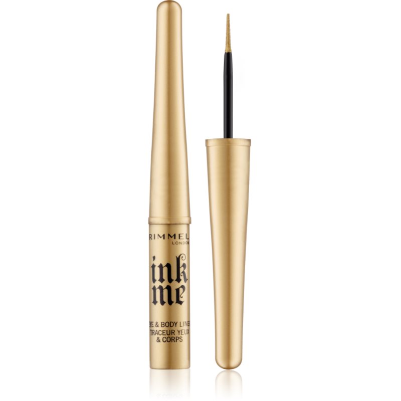

Rimmel Ink Me рідка підводка для очей відтінок 002 Gold