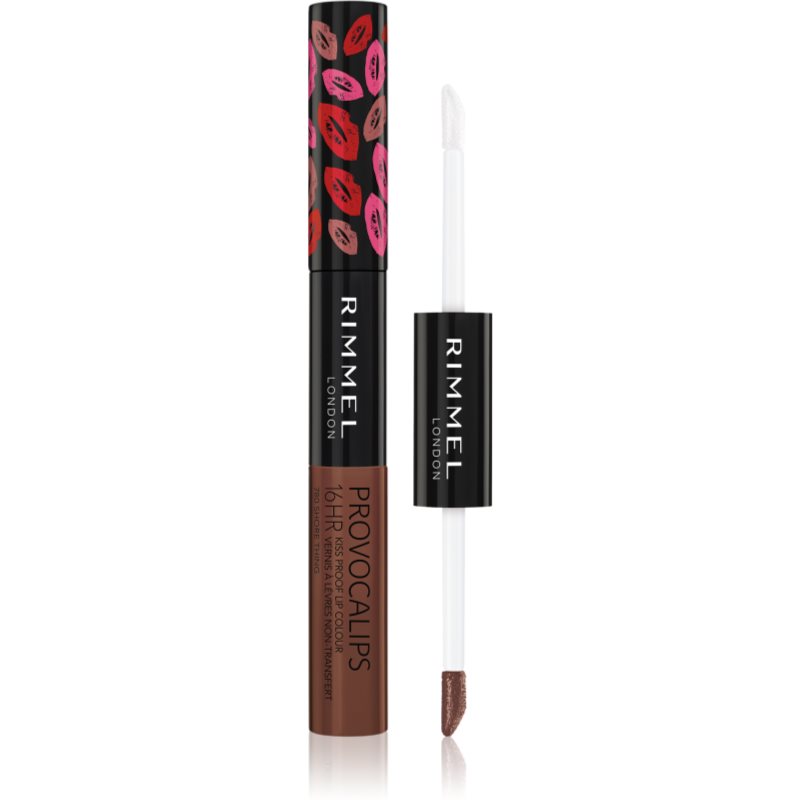 Rimmel Provocalips Biphasic Lasting Colour And Lip Gloss Shade 780 Shore Thing 7 Ml