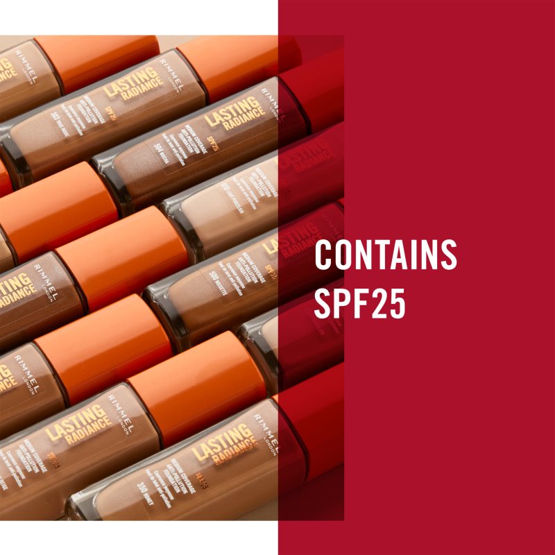 Rimmel Lasting Radiance Illuminating Foundation SPF 25 Shade 103 True Ivory 30 Ml