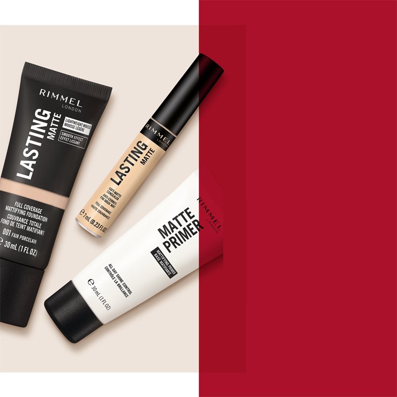 Rimmel Lasting Matte тональний крем з матуючим ефектом відтінок 203 True Beige 30 мл