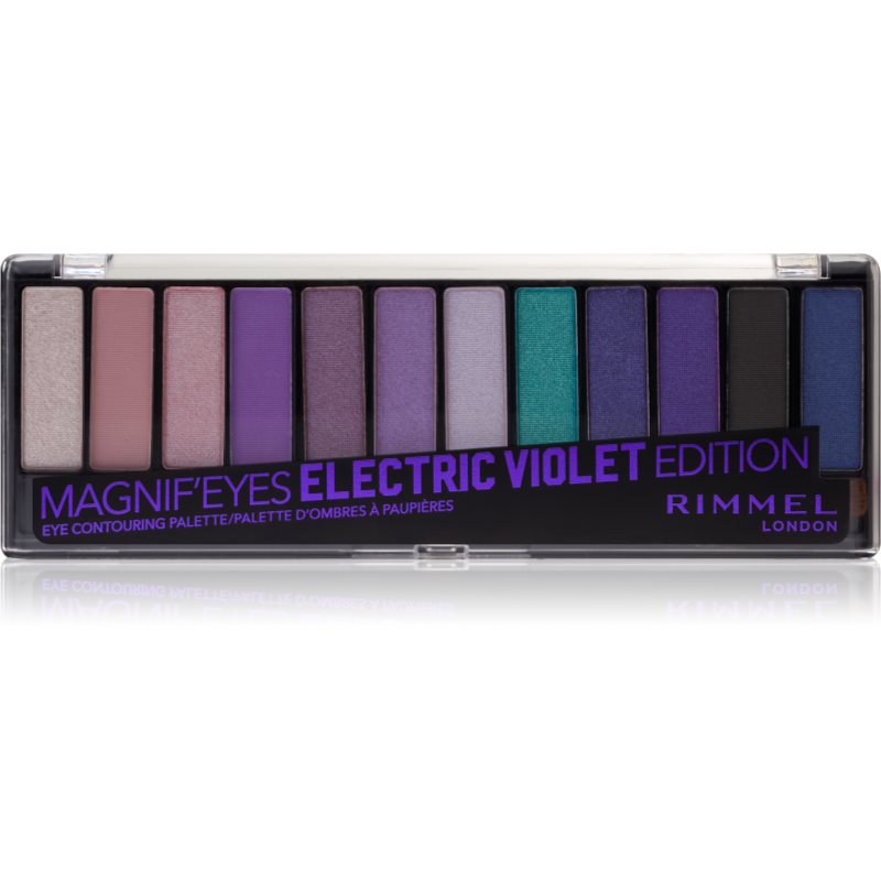 

Rimmel Magnif’ Eyes палітра тіней відтінок 008 Electric Violet Edition