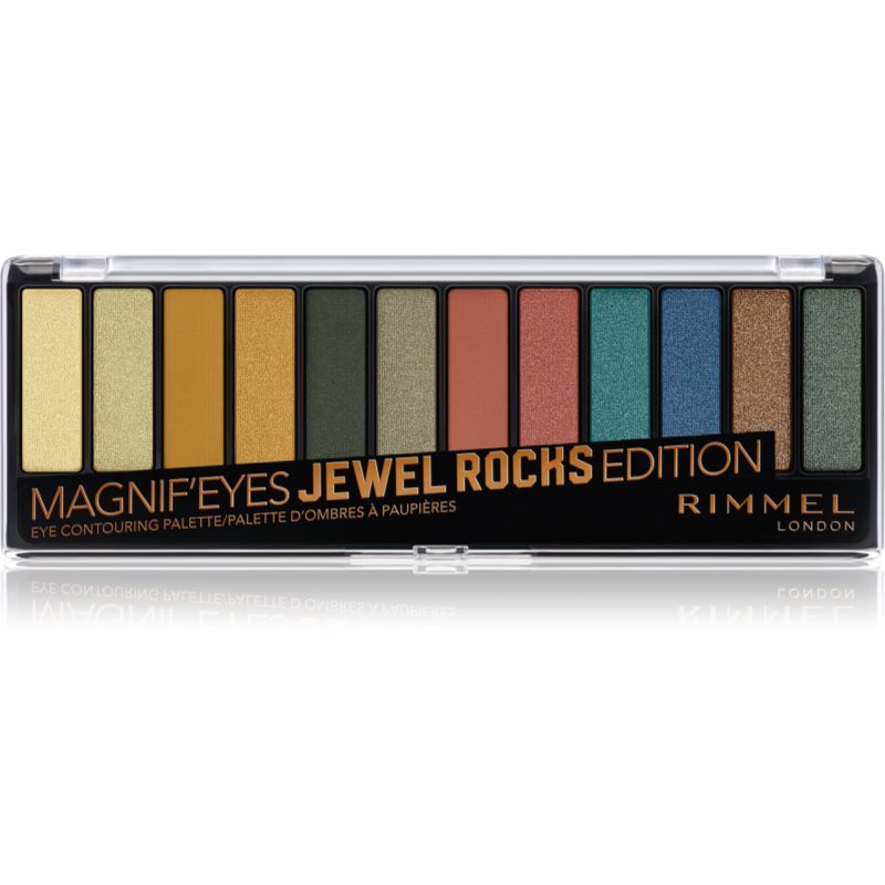 

Rimmel Magnif’ Eyes палітра тіней відтінок 009 Jewel Rocks Edition