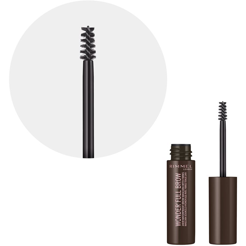 Rimmel Wonder'Full Brow туш для брів водостійка відтінок 003 Dark 4.5 мл