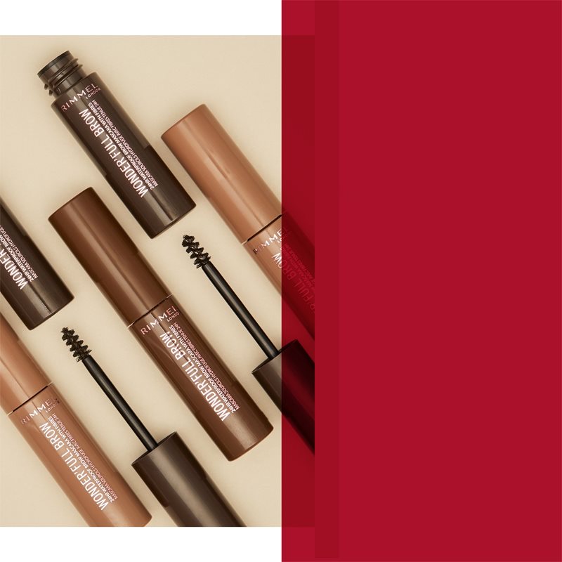 Rimmel Wonder'Full Brow туш для брів водостійка відтінок 003 Dark 4.5 мл