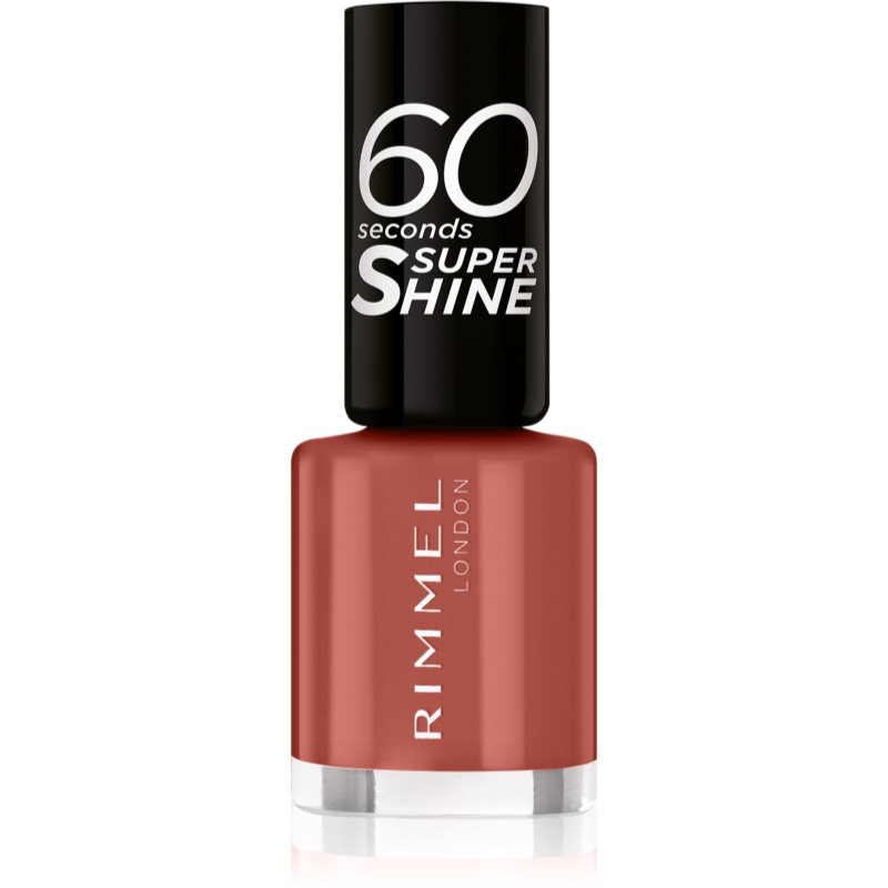 Rimmel 60 Seconds Super Shine nail polish shade 707 Tan-A-Cotta 8 ml
