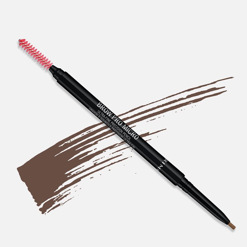 Rimmel Brow Pro Micro автоматичний олівець для брів відтінок 002 Soft Brown 0.09 гр