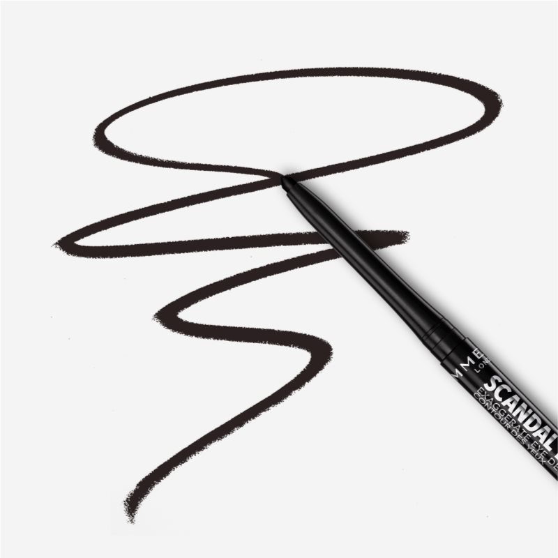 Rimmel ScandalEyes Exaggerate автоматичний олівець для очей відтінок 001 Intense Black 0,35 гр