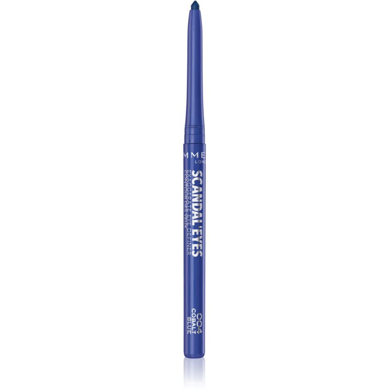 Rimmel ScandalEyes Exaggerate samodejni svinčnik za oči odtenek 004 Cobalt Blue 0,35 g