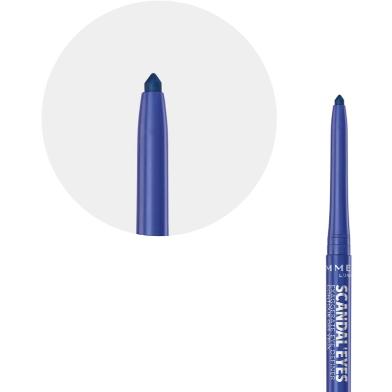 Rimmel ScandalEyes Exaggerate Crayon Automatique Yeux Teinte 004 Cobalt Blue 0,35 G