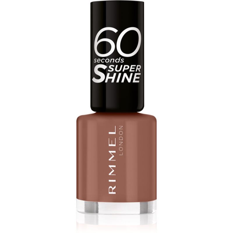 Rimmel 60 Seconds Super Shine nail polish shade 101 Taupe Throwback 8 ml
