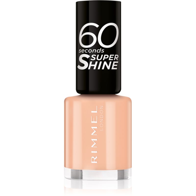 Rimmel 60 Seconds Super Shine лак для нігтів відтінок 401 Nude Nostalgia 8 мл