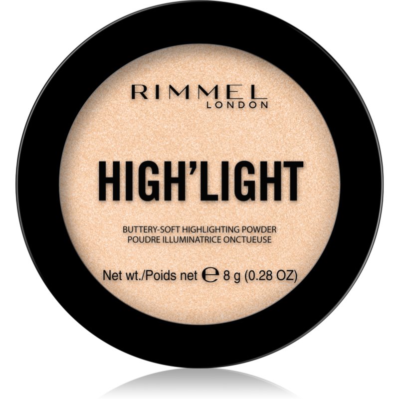 Rimmel High'light компактний пудровий освітлювач відтінок 001 Sparkling Wine 8 гр