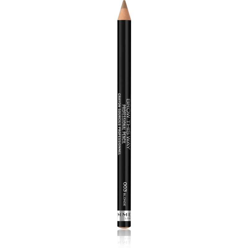 Rimmel Brow This Way Eyebrow Pencil with Brush Shade 003 Blonde 1,4 g
