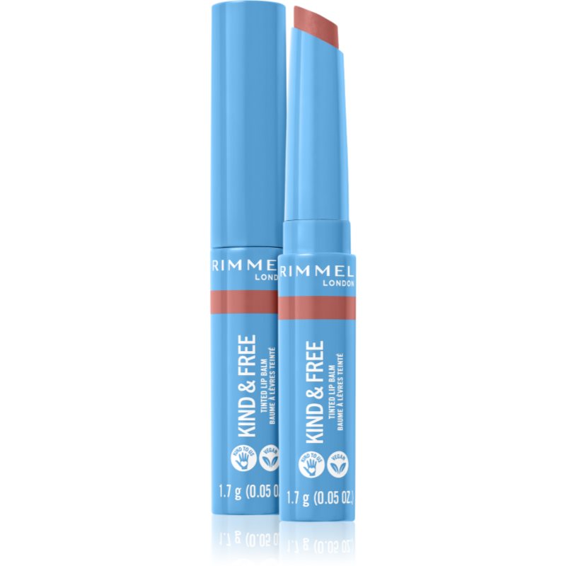 Photos - Lipstick & Lip Gloss Rimmel Kind & Free tinted lip balm shade 002 Apricot Beauty 1,7 g 