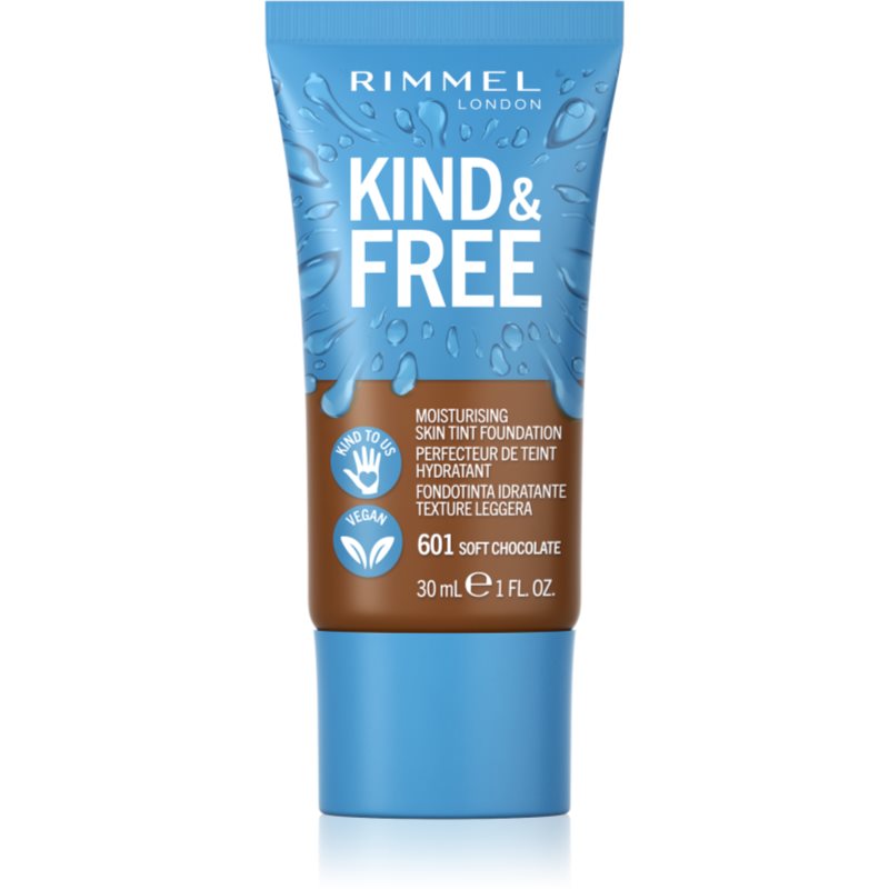 Rimmel Kind & Free lightweight tinted moisturiser shade 601 Soft Chocolate 30 ml
