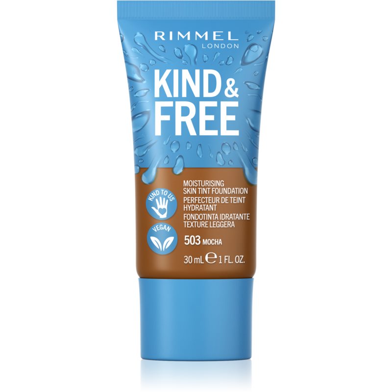 E-shop Rimmel Kind & Free lehký hydratační make-up odstín 503 Mocha 30 ml