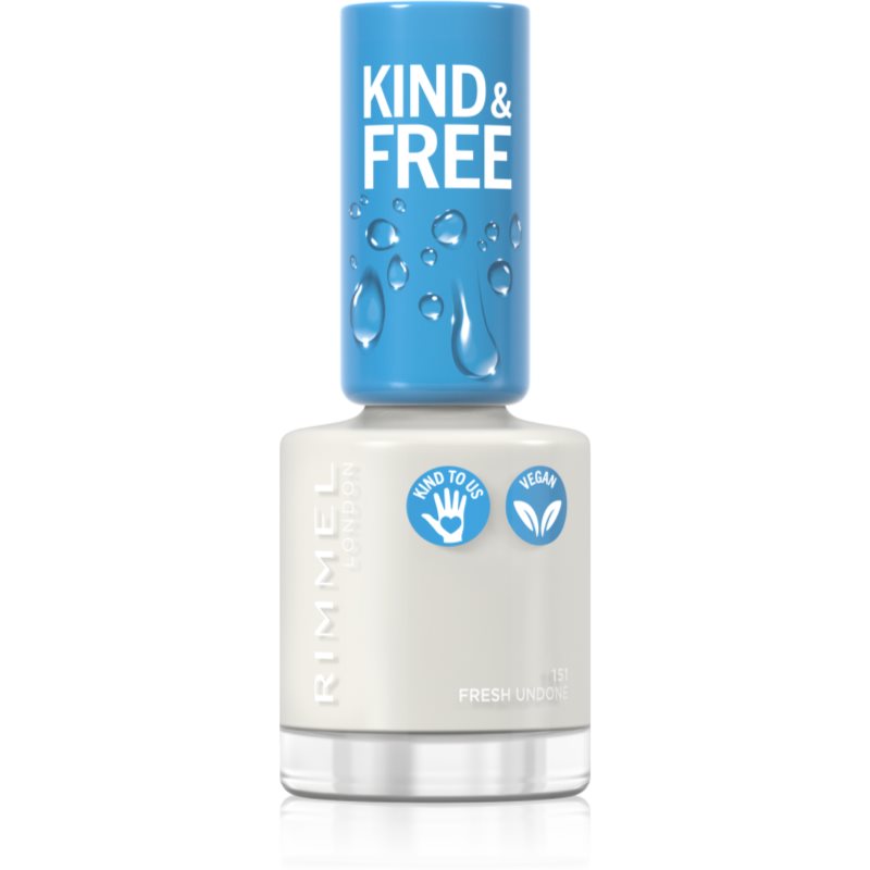 Rimmel Kind & Free лак для нігтів відтінок 151 Fresh Undone 8 мл