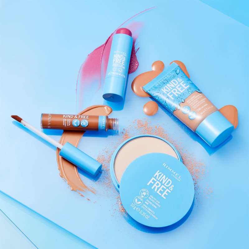 Rimmel Kind & Free багатофункціональний засіб для макіяжу очей, губ і обличчя відтінок 004 Tangerine Dream 5 гр