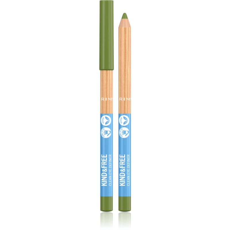 Photos - Eye / Eyebrow Pencil Rimmel Kind & Free highly pigmented eye pencil shade 4 Soft Orchard 