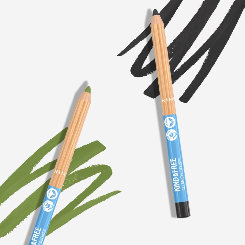 Rimmel Kind & Free олівець для очей з інтенсивним кольором відтінок 4 Soft Orchard 1,1 гр