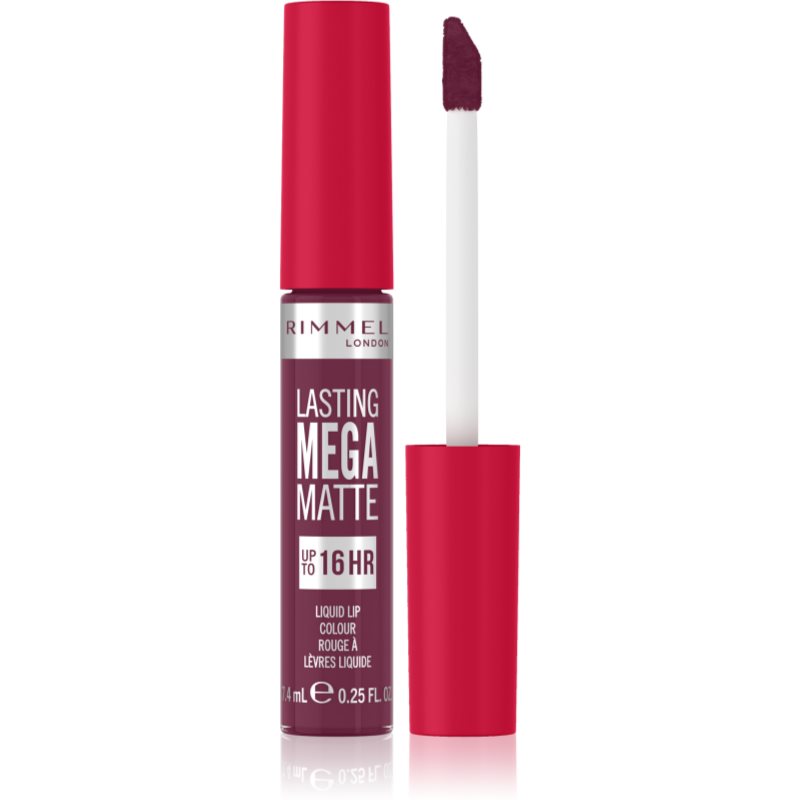 Rimmel Lasting Mega Matte light liquid matt lipstick 16h shade Rock Me Purple 7,4 ml
