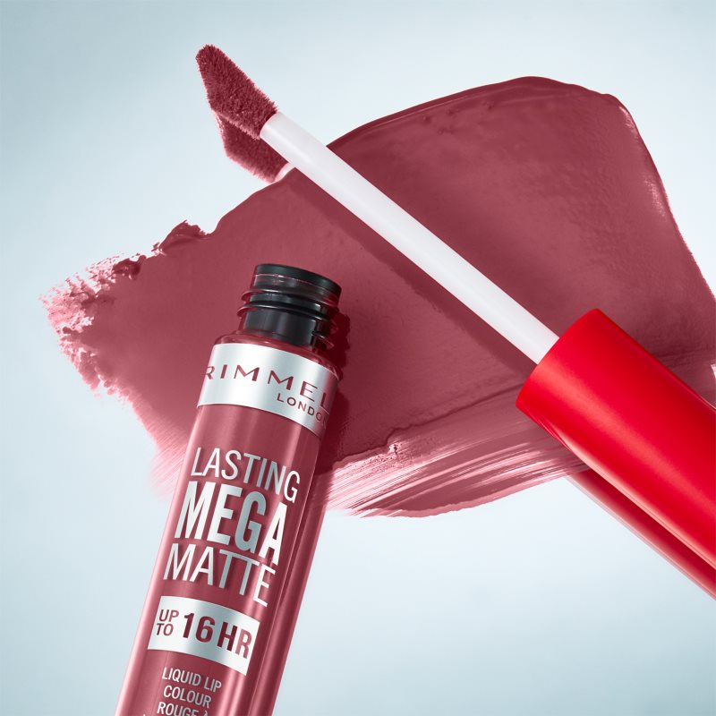 Rimmel Lasting Mega Matte Light Liquid Matt Lipstick 16h Shade Ravishing Rose 7,4 Ml