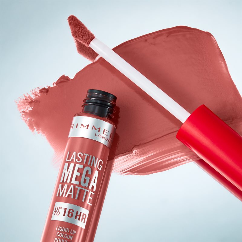 Rimmel Lasting Mega Matte Light Liquid Matt Lipstick 16h Shade Pink Blink 7,4 Ml