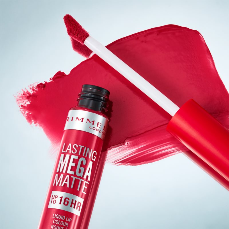 Rimmel Lasting Mega Matte Light Liquid Matt Lipstick 16h Shade Fuchsia Flush 7,4 Ml