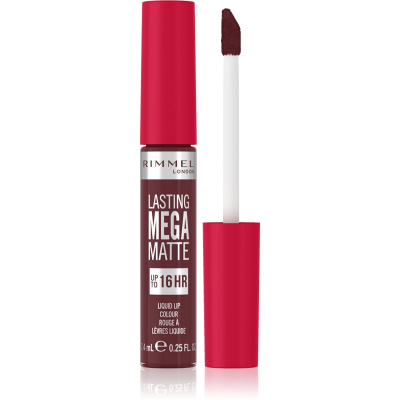 Rimmel Lasting Mega Matte light liquid matt lipstick 16h shade Plum This Show 7,4 ml
