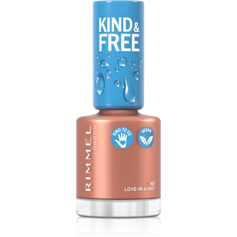 Rimmel Kind & Free nail polish shade 163 Love-In-A-Mist 8 ml
