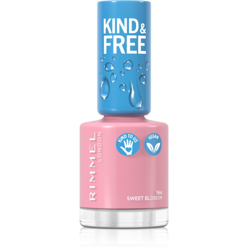Rimmel Kind & Free лак для нігтів відтінок 164 Sweet Blossom 8 мл