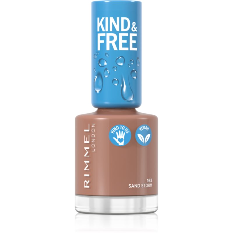 Rimmel Kind & Free nail polish shade 162 Sand Storm 8 ml
