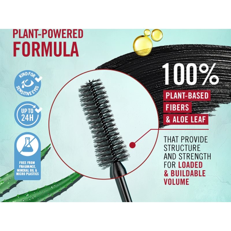 Rimmel Kind & Free об'ємна та водостійка туш для вій відтінок 002 Brown 9.5 мл