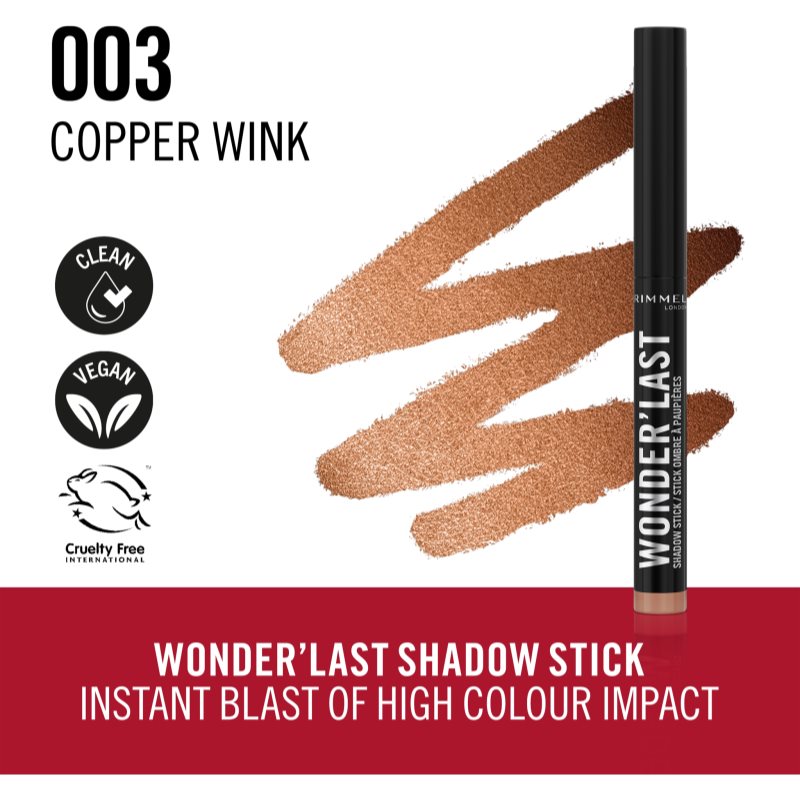 Rimmel cienie do powiek w kredce odcień 003 Copper Wink 1,64 g