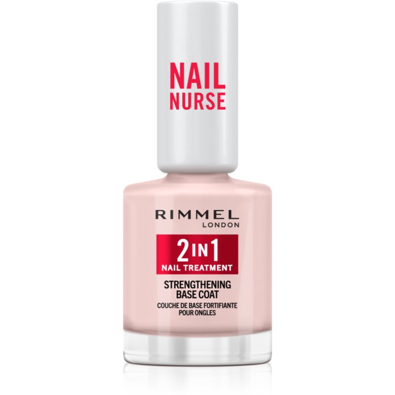 E-shop Rimmel Nail Nurse 2-in-1 podkladový lak na nehty se zpevňujícím účinkem 12 ml