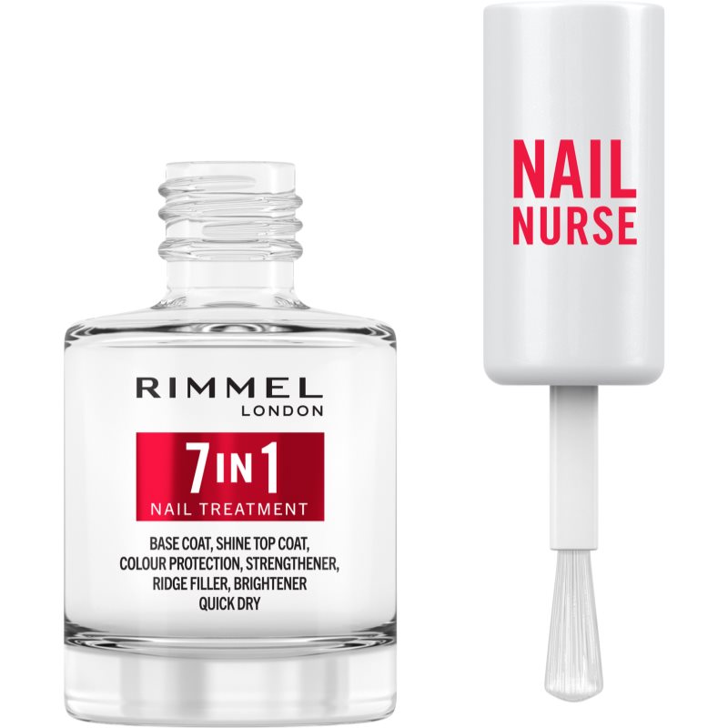 Rimmel Nail Nurse 7-in-1 Base And Top Coat Nail Polish 7-in-1 12 Ml