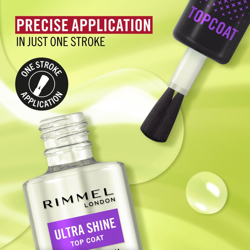 Rimmel Ultra Shine покриття для досконалого захисту та інтенсивного блиску 12 мл