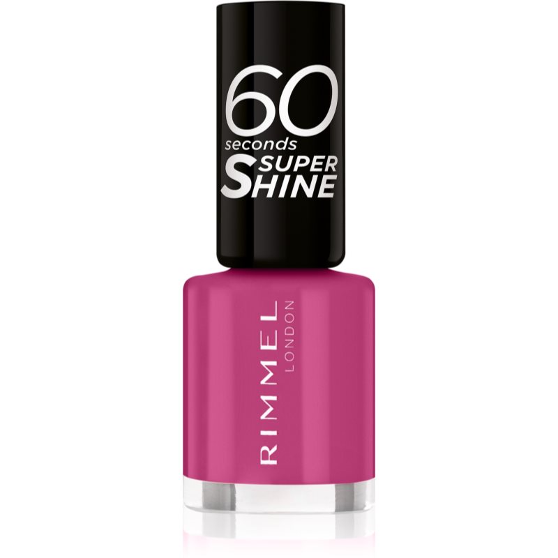 Rimmel 60 Seconds Super Shine nail polish shade 321 Pink Fields 8 ml
