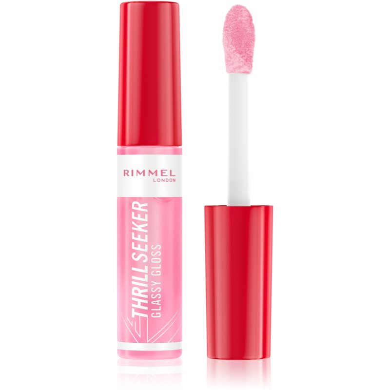 Rimmel Thrill Seeker Glassy Gloss sijaj za ustnice za večji volumen odtenek 150 Pink Candy 10 ml