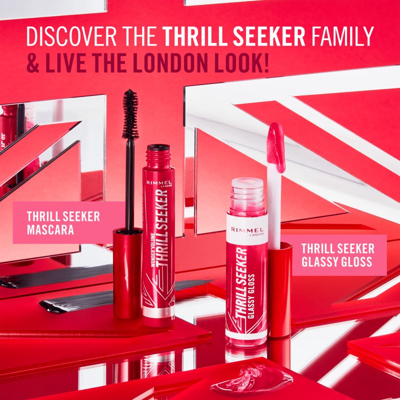 Rimmel Thrill Seeker Glassy Gloss Brillant à Lèvres Volumisant Teinte 150 Pink Candy 10 Ml