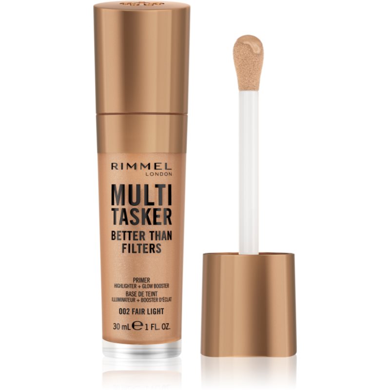 Rimmel Multi-Tasker Better Than Filters brightening makeup primer to even out skin tone shade 002 Fa