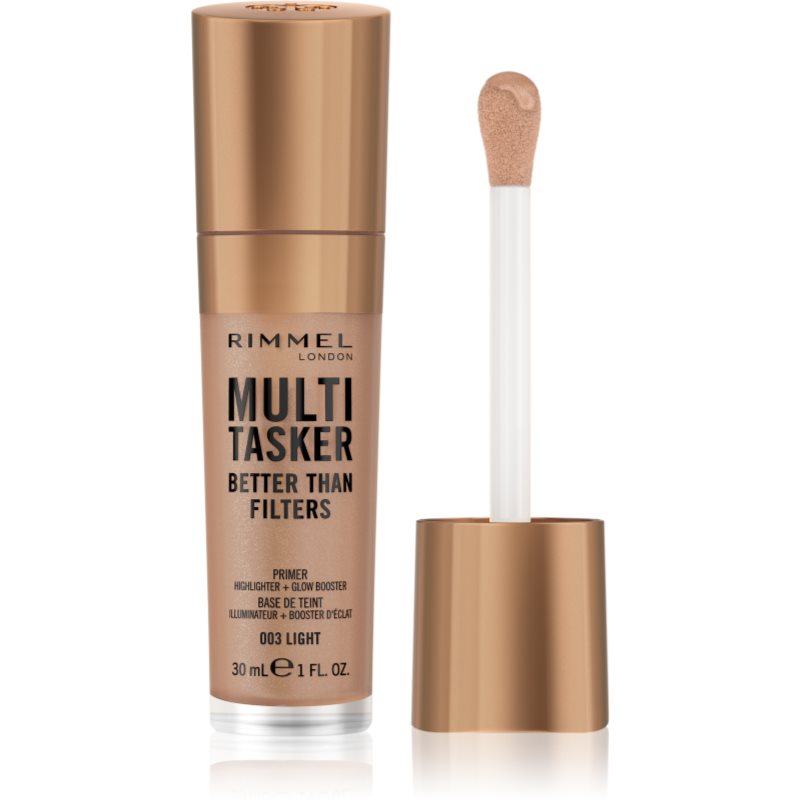 Rimmel Multi-Tasker Better Than Filters brightening makeup primer to even out skin tone shade 003 Li