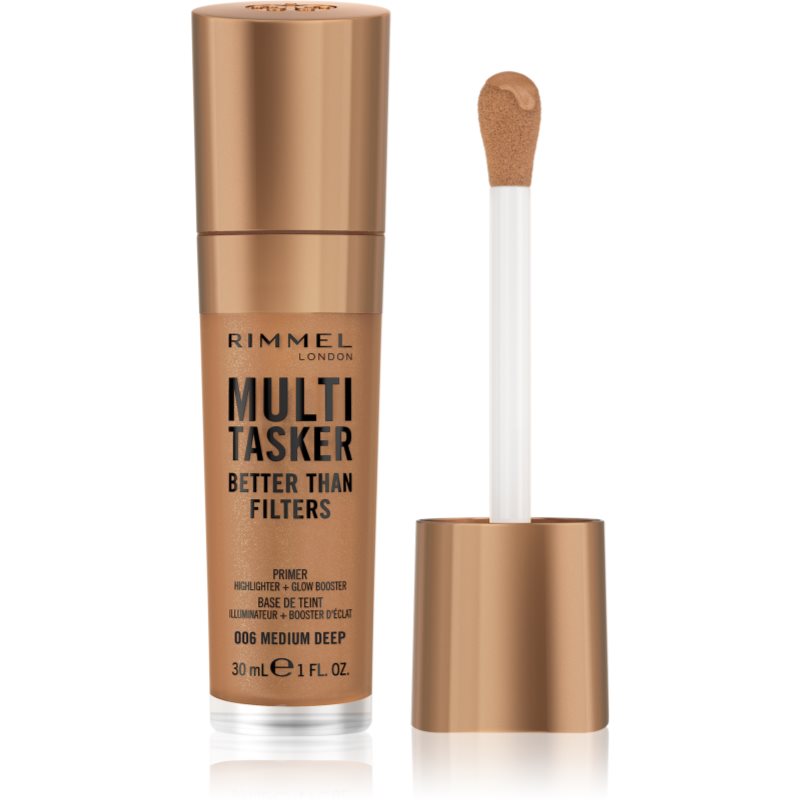 Rimmel Multi-Tasker Better Than Filters brightening makeup primer to even out skin tone shade 006 Me