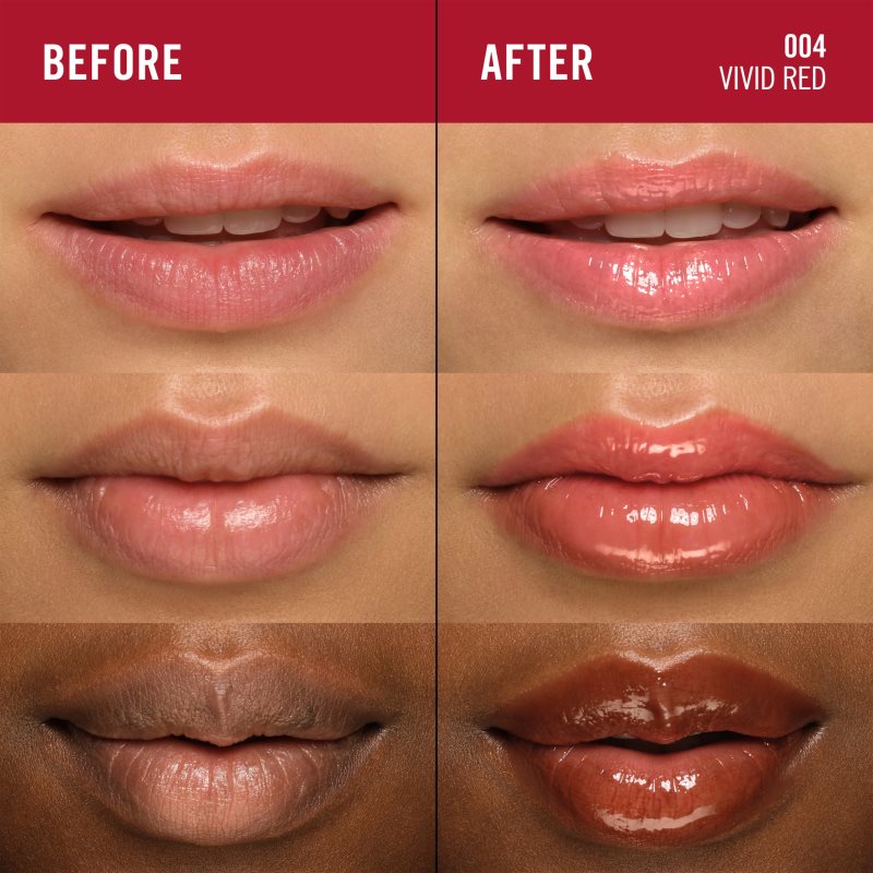 Rimmel Oh My Gloss! Lip Oil Lip Oil With Moisturising Effect Shade 004 Vivid Red 4,5 Ml