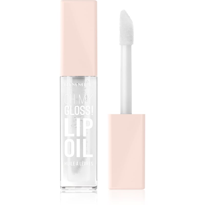 Rimmel Oh My Gloss! Lip Oil масло от нар с хидратиращ ефект цвят 000 Clear Cloud 4,5 мл.